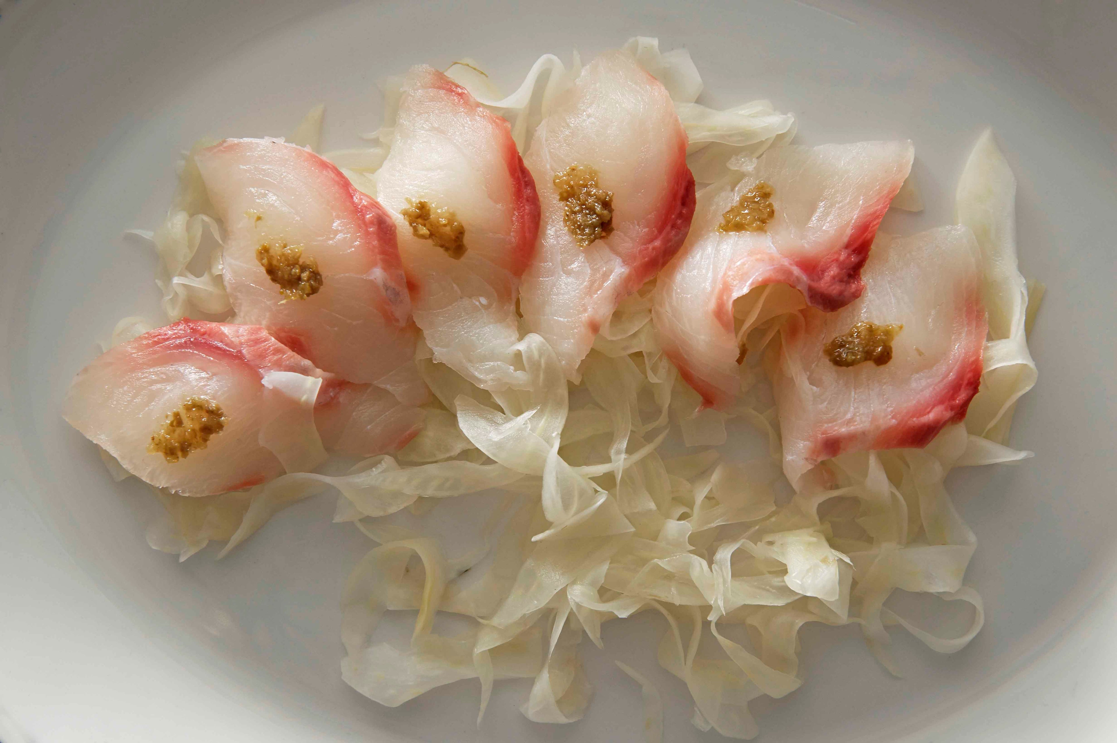 Cobia, Pickled Fennel, Soy Dashi Dressing