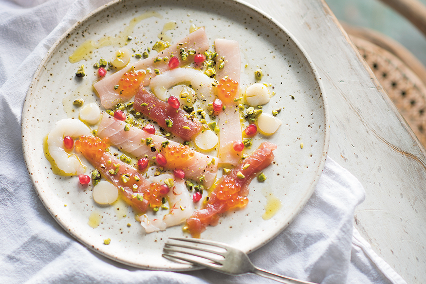 Fish and Shellfish Carpaccio