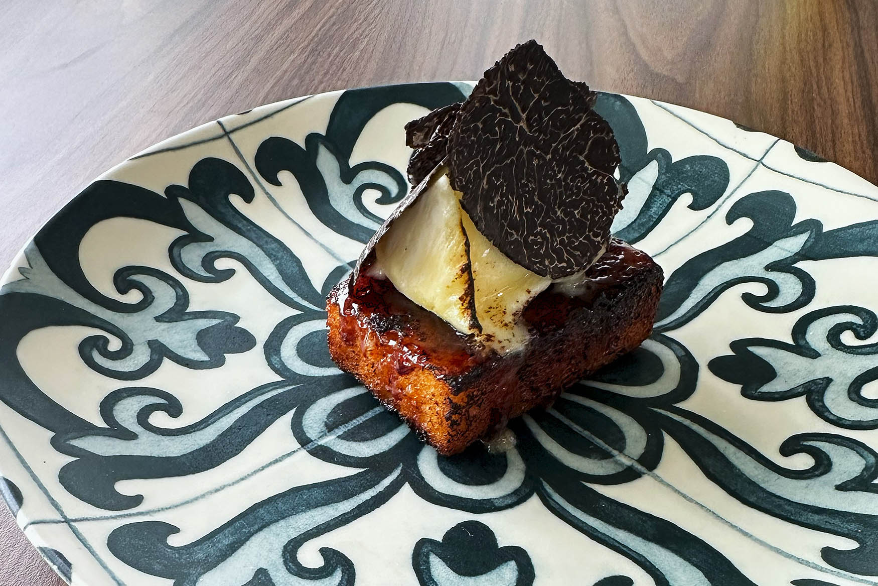 Pain Perdu, Soft Cheese, Black Truffle