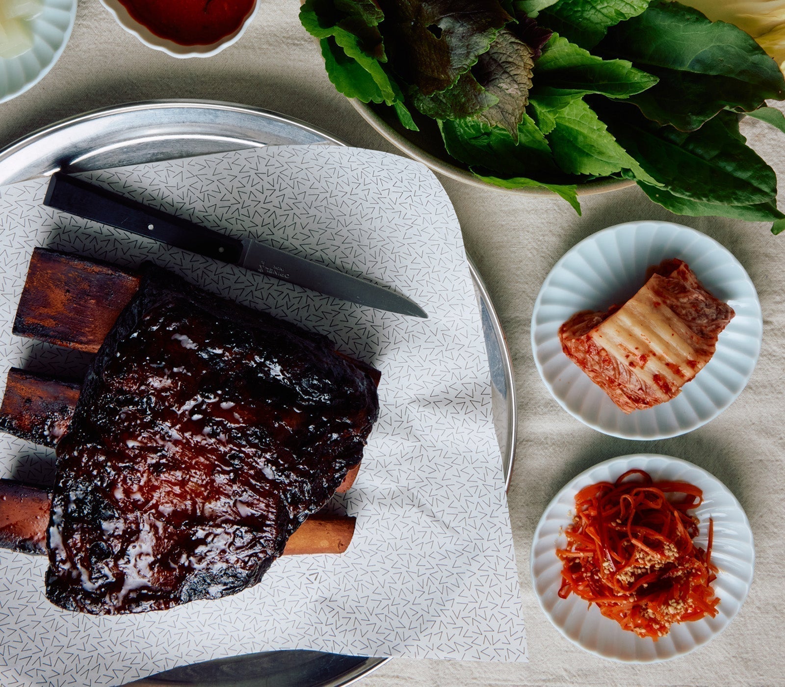 Beef Rib Bo Ssam