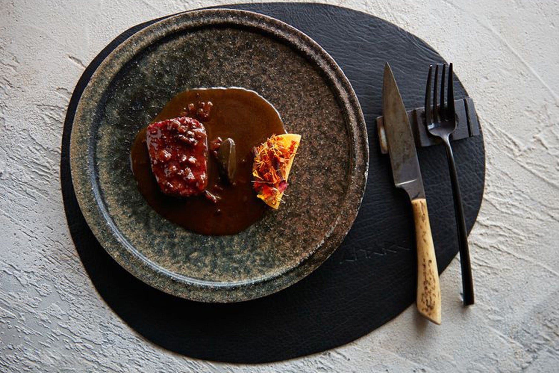 Venison, Pumpkin, Persimmon