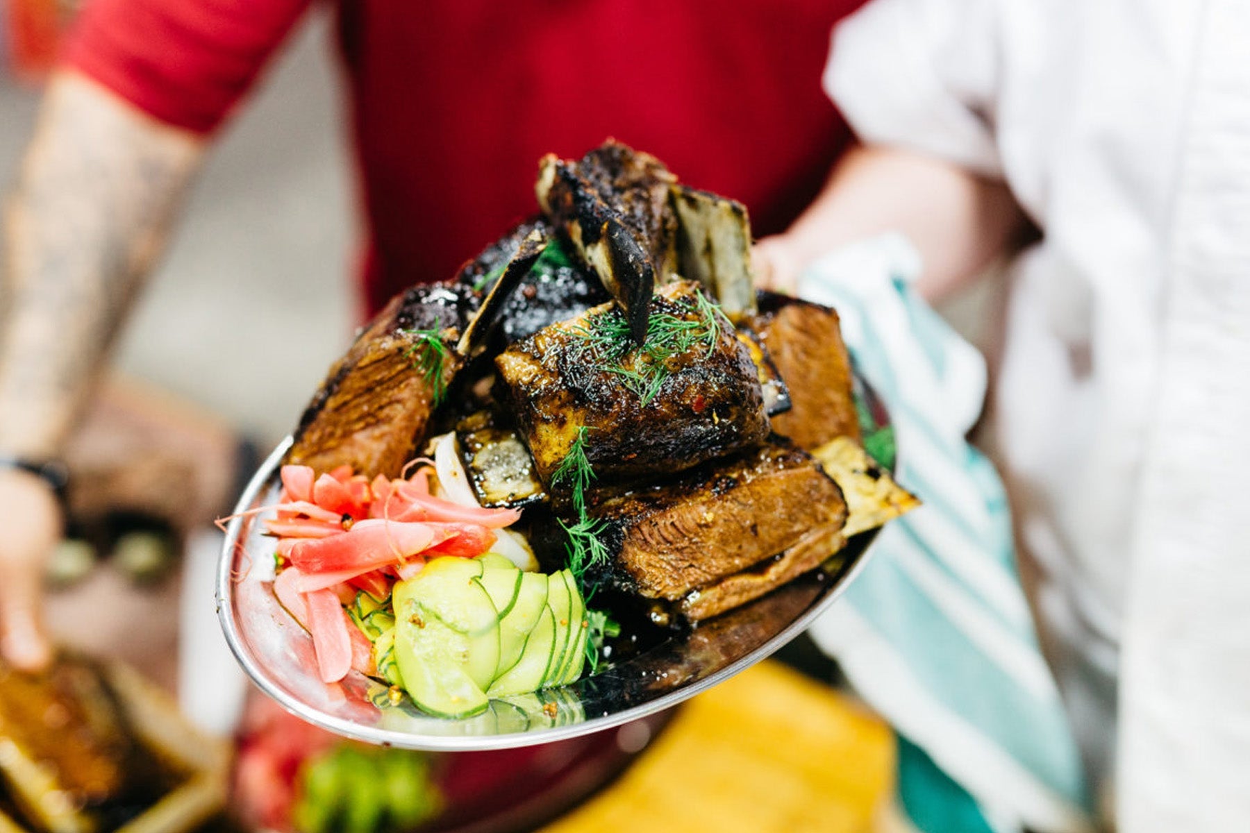 Whole Roasted Rib of Beef With N’dole